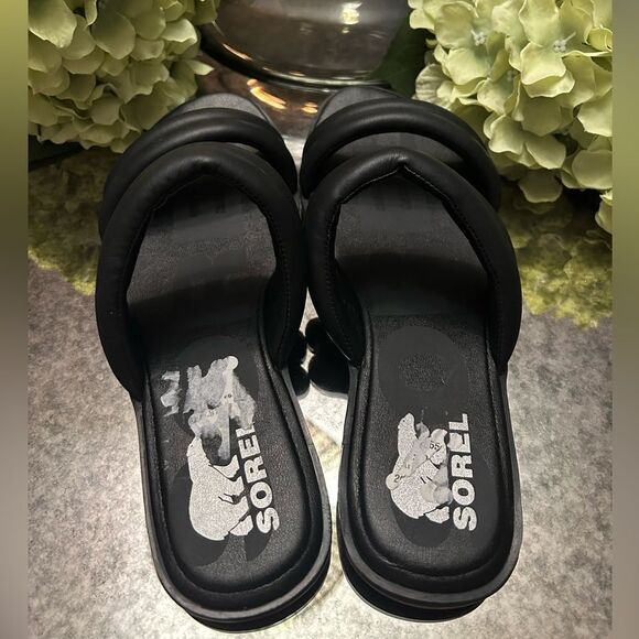 Sorel Ella II Puff Strappy Slide Sandals - Picture 4 of 6
